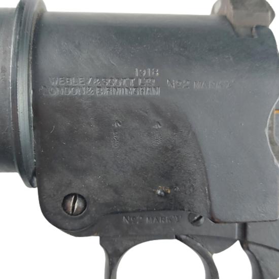 WW2 Canadian British Webley And Scott No.2 Mk.I Smoke Grenade Launcher Pistol 1940