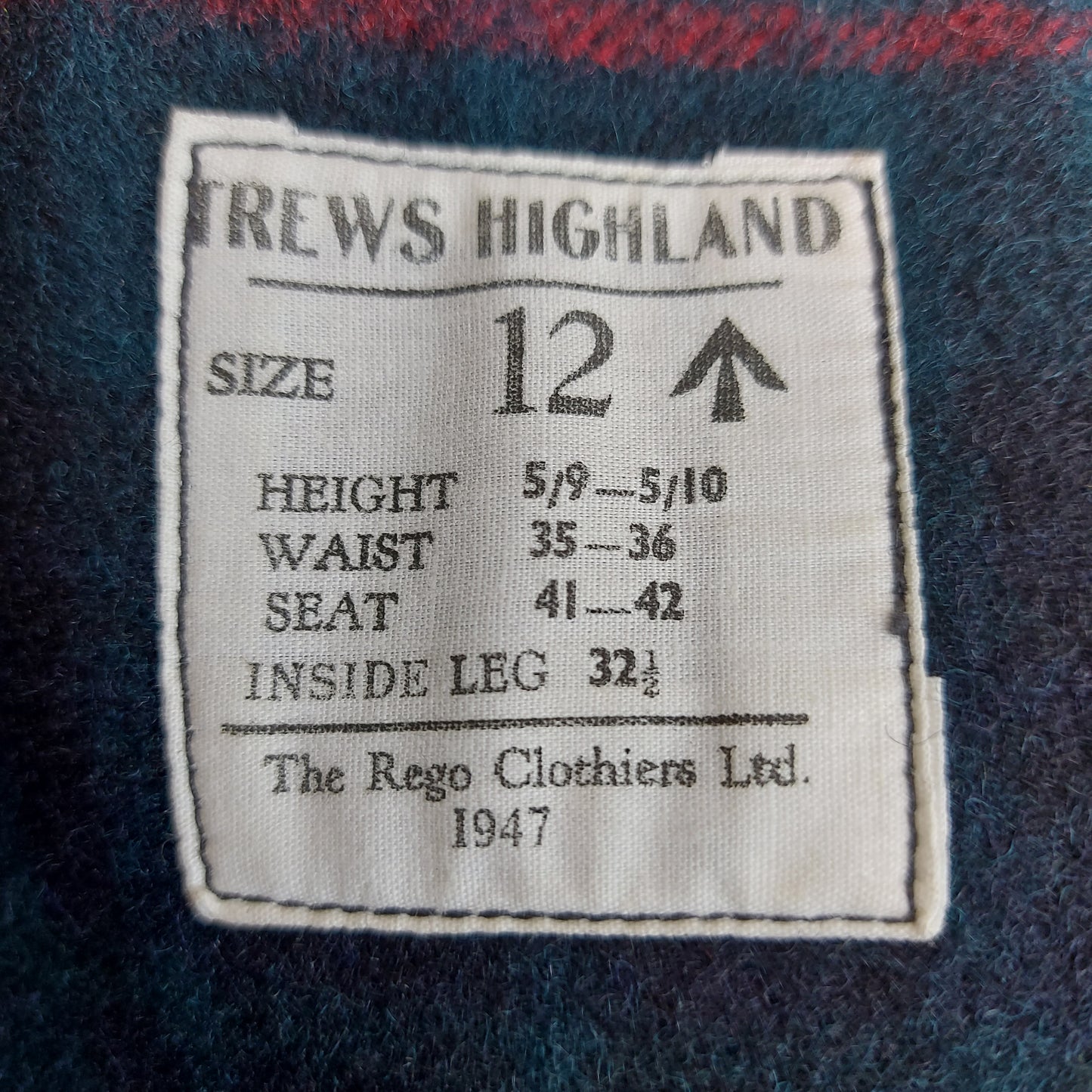 Post-WW2 British Army Highland Trews 1947