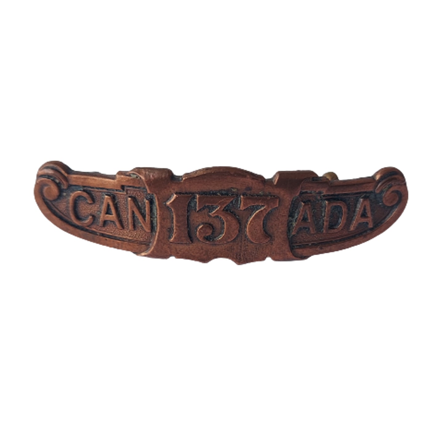 WW1 Canadian 137th Battalion Shoulder Title -Calgary Alberta