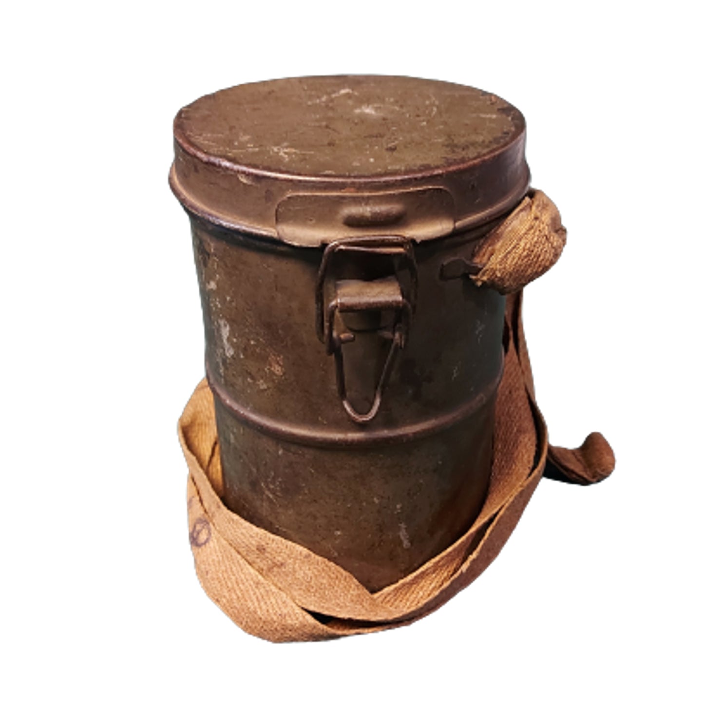 WW1 German Model 1917 Gas Mask In Named Cannister