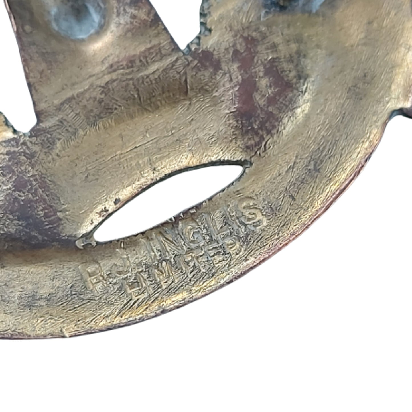 Pre-WW1 Canadian 107th East Kootenay Regiment Cap Badge -R.J. Inglis