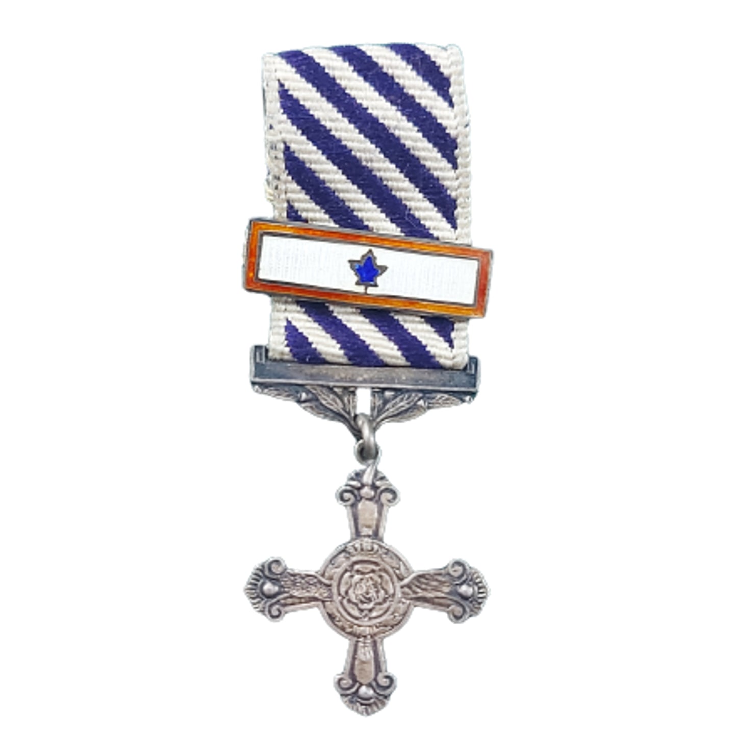 WW1 Canadian Miniature Distinguished Flying Cross Medal With Clasp