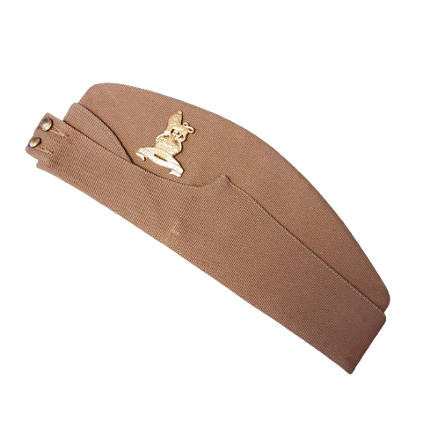 WW2 Canadian Provost Corps Wedge Cap With Badge 1944