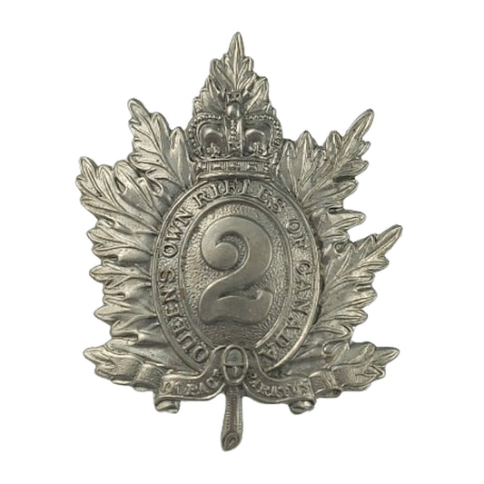 Pre-WW2 Edward VIII Queen's Own rifles Cap Badge