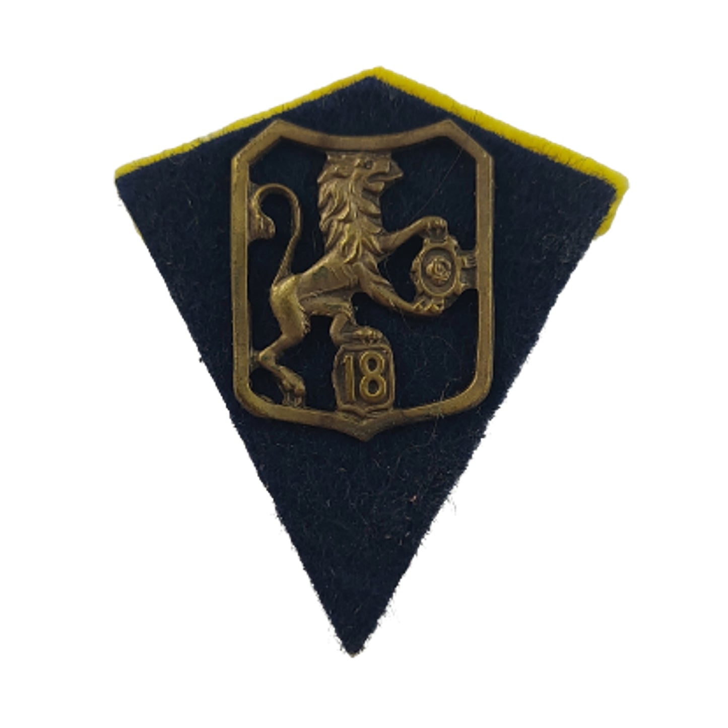 WW2 Polish 18th Infantry Regiment Collar Badge
