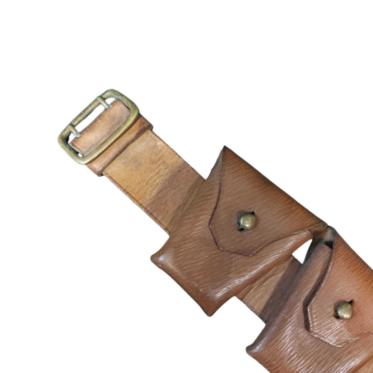 WW1 Canadian 11 Pocket Leather Bandolier