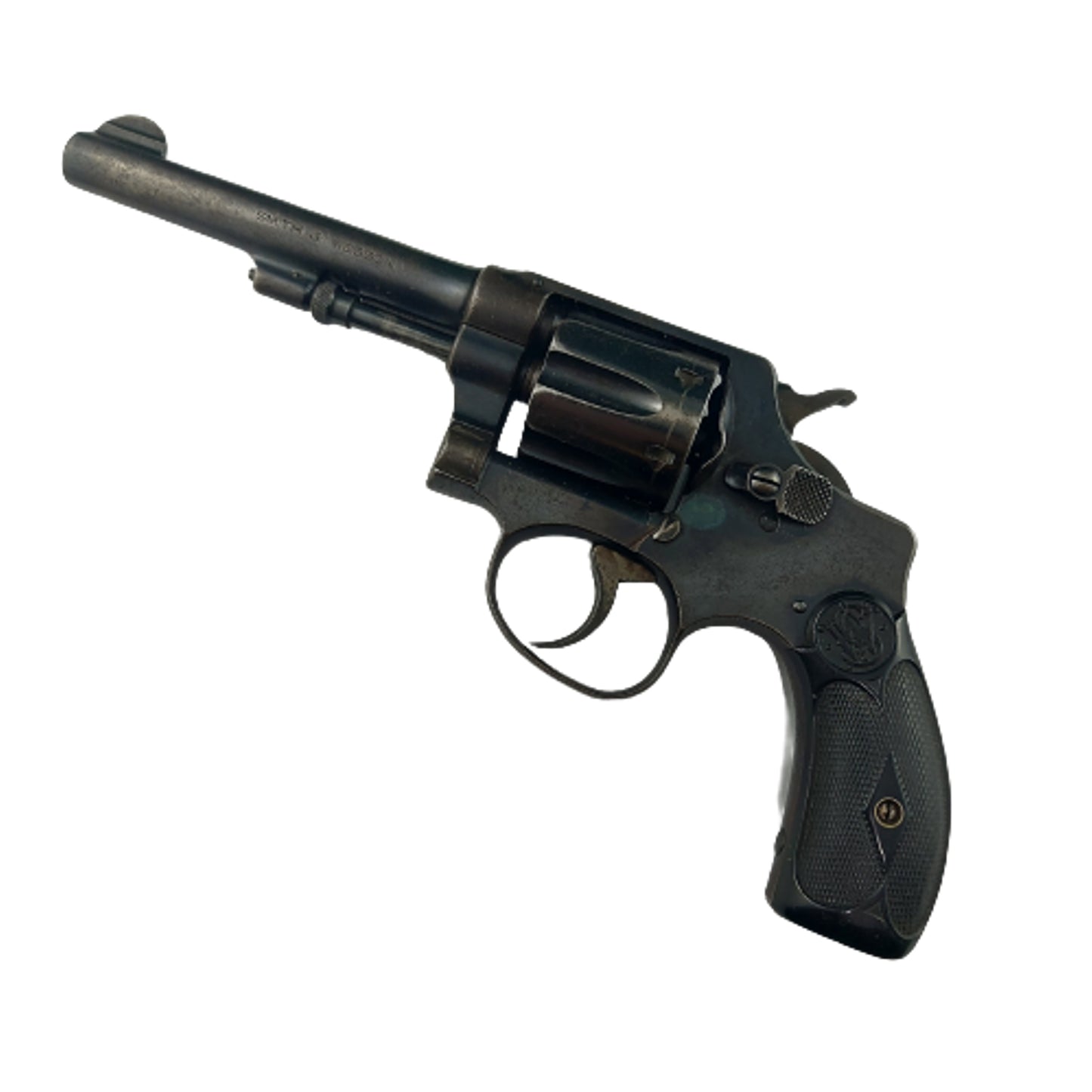 WW1 Era Deactivated S & W Smith And Wesson Hand Ejector 3rd Model Double Action Revolver