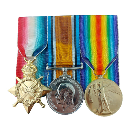 WW1 Canadian Medal Trio 13th Battalion Royal Highlanders Of Canada