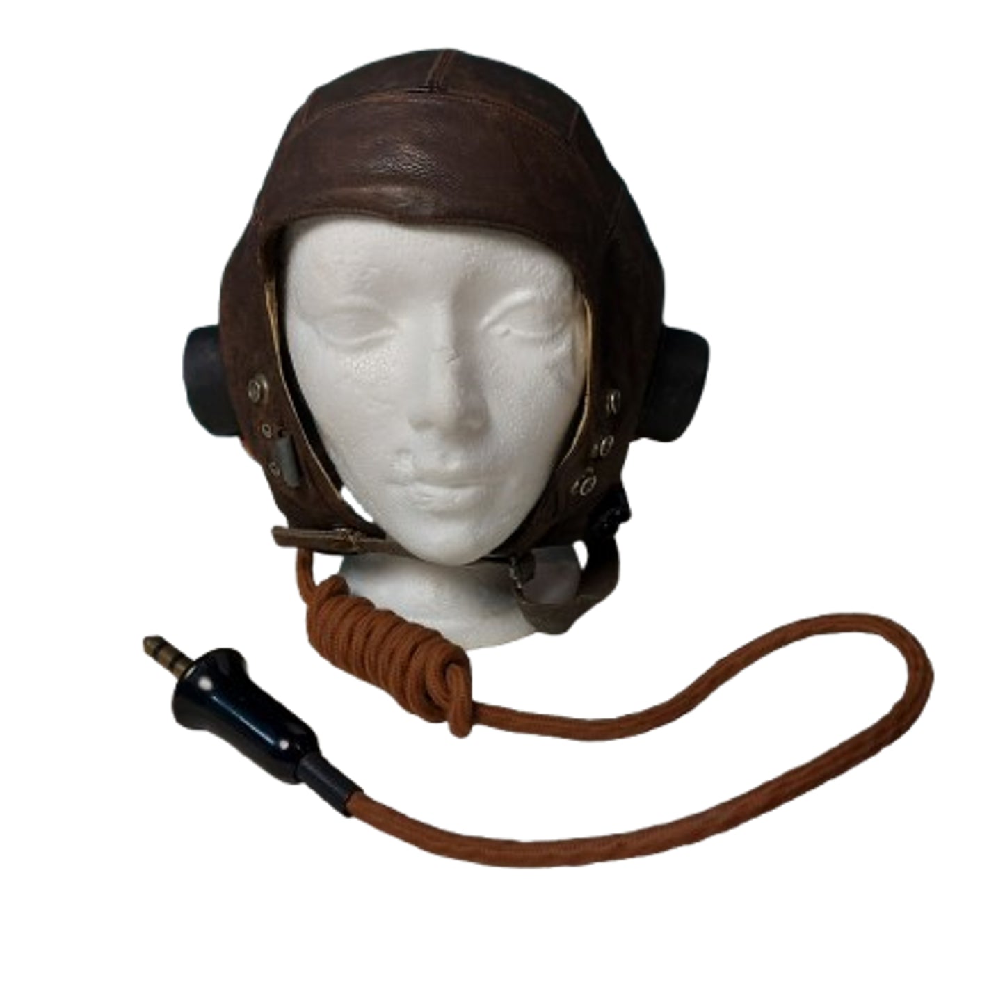 WW2 British RAF Royal Air Force Type C 2nd Pattern Leather Flight Helmet