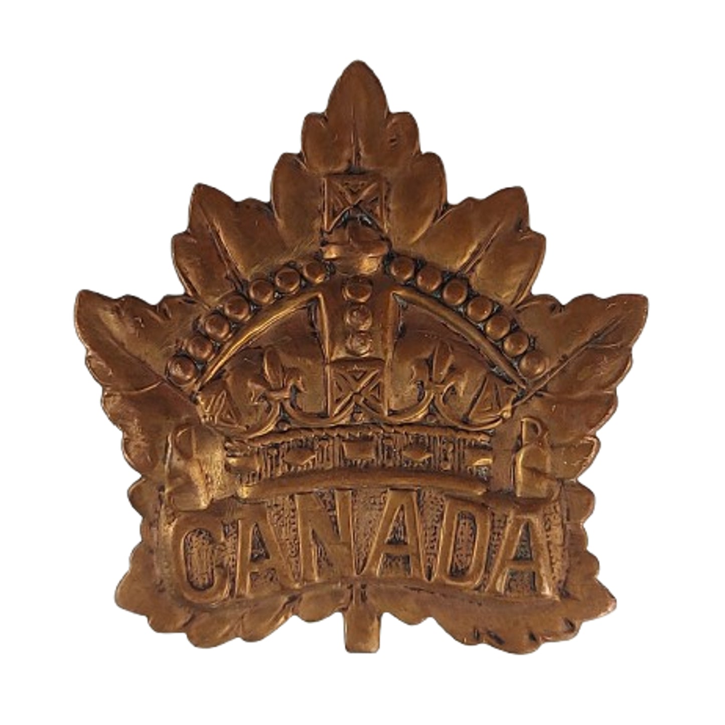 WW1 Canadian General Service CANADA Cap Badge