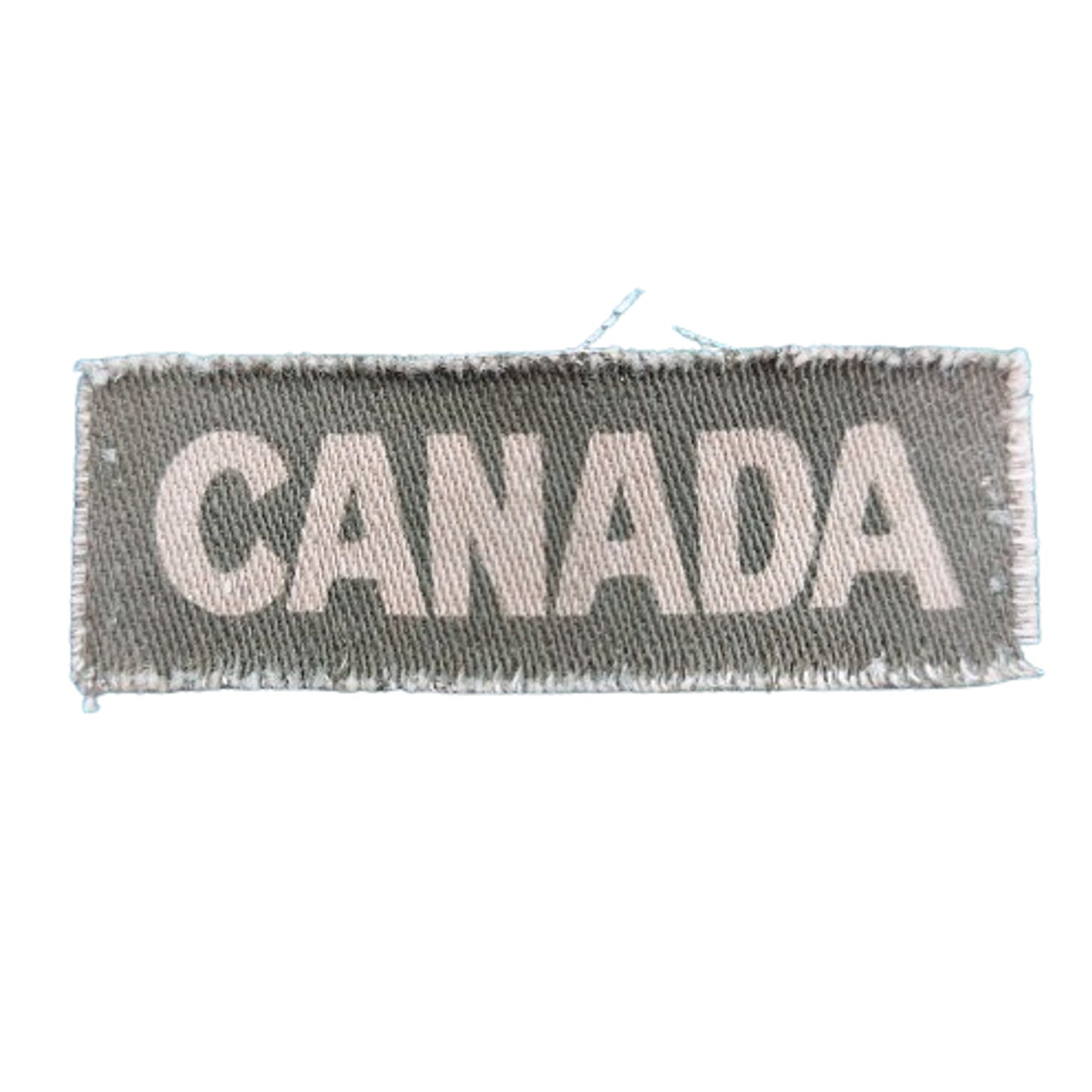 WW2 Canadian CANADA Printed Canvas Shoulder Title