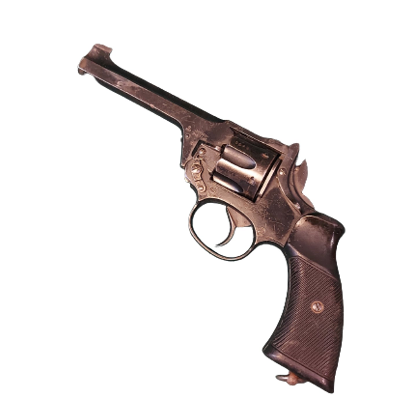 WW2 Canadian Deactivated No.2 Mk.1 Enfield "Tankers Model" Service Pistol With Holster