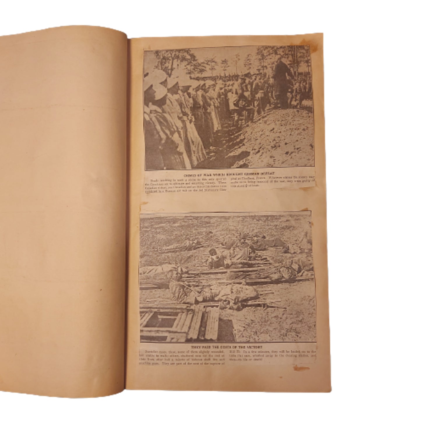 WW1 Canadian Named Scrap Book 1914-1918