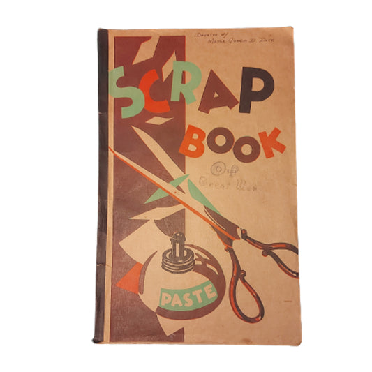 WW1 Canadian Named Scrap Book 1914-1918