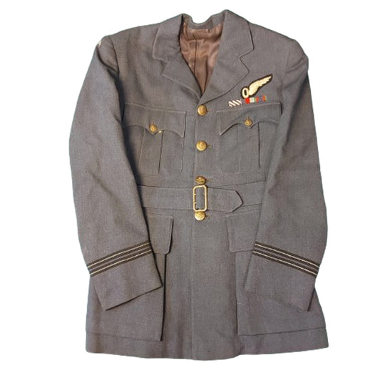 WW2 RCAF Royal Canadian Air force Observer's Tunic -DFC Recipient -Stalag Luft III Wooden Horse Escape
