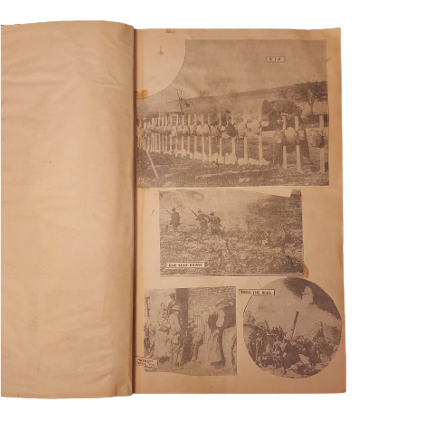 WW1 Canadian Named Scrap Book 1914-1918
