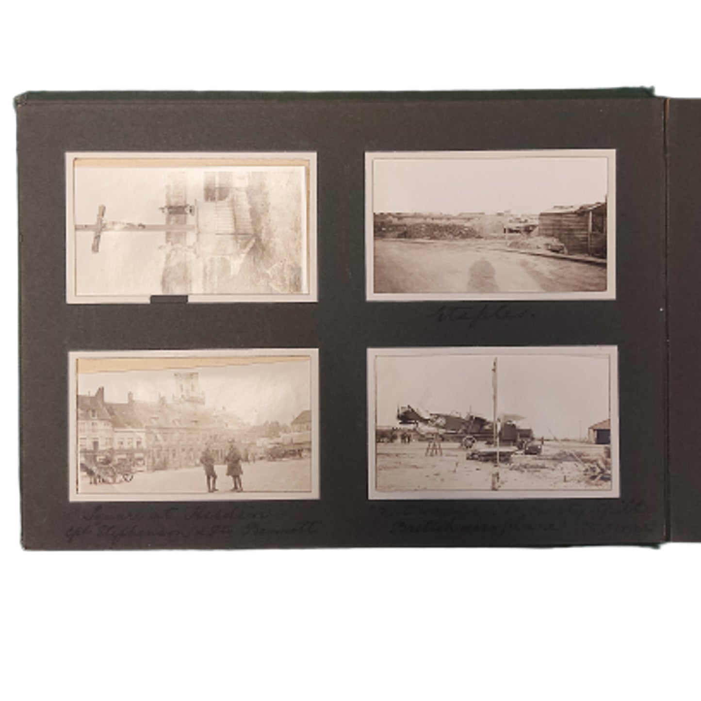 WW1 Canadian Named Presentation Photo Album Of France -Major Frederick Richardson O.B.E. 52nd Bn. / 47th B.N.