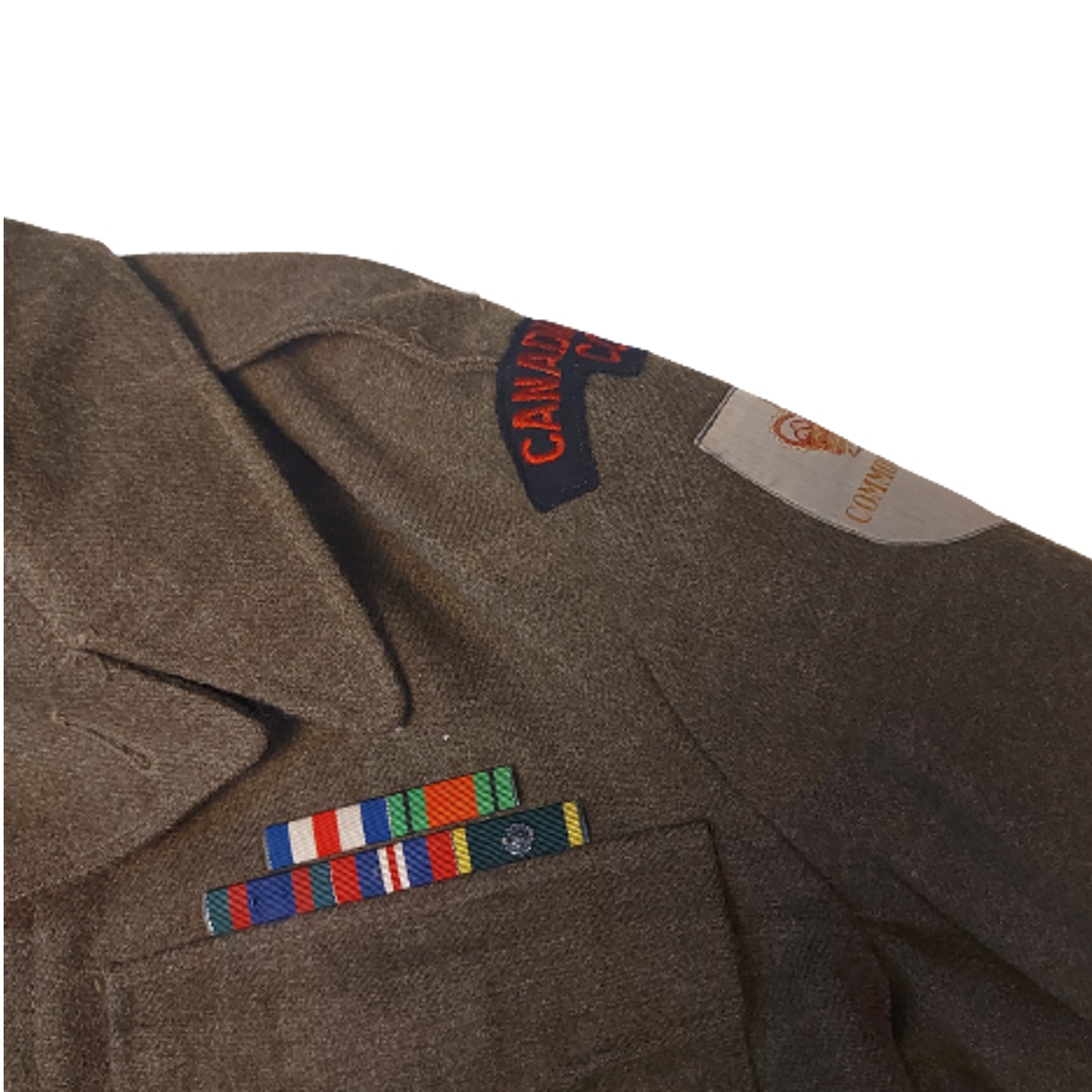 Post-WW2 Canadian Korean War Provost Corps 25th Infantry Brigade Commonwealth BD Battle Dress Tunic 1953