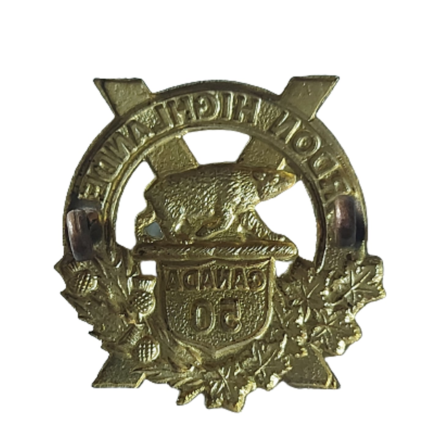 Pre-WW1 Canadian 50th Regiment (Gordon Highlanders of Canada) Sporran Badge