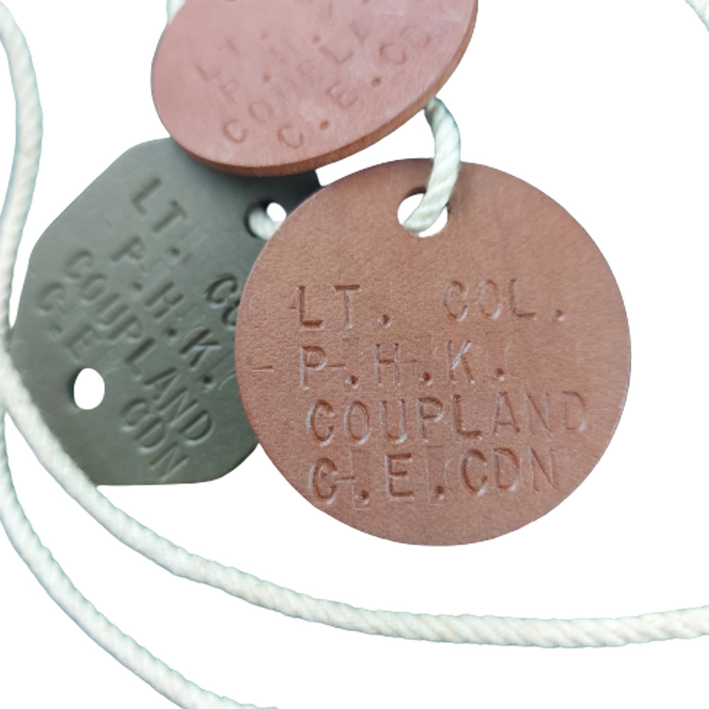 WW1 WW2 Canadian I.D. Identification Tags