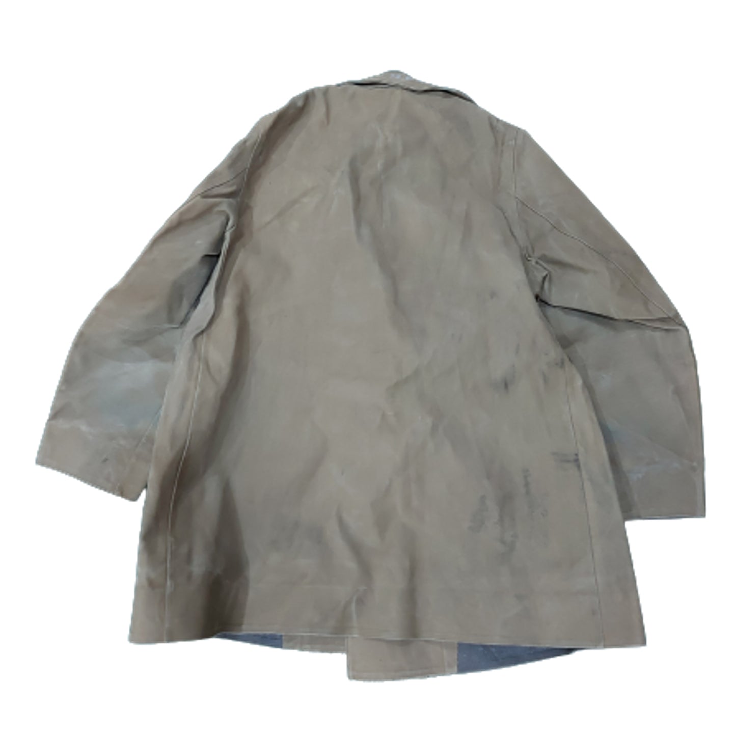WW2 Canadian Officer's Rain Coat With Service Number -5th Motorcycle Regiment British Columbia Dragoons