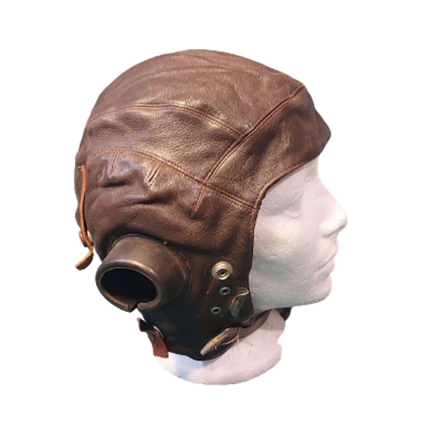 WW2 Canadian Named RCAF Royal Canadian Air Force Type C Leather Flight Helmet