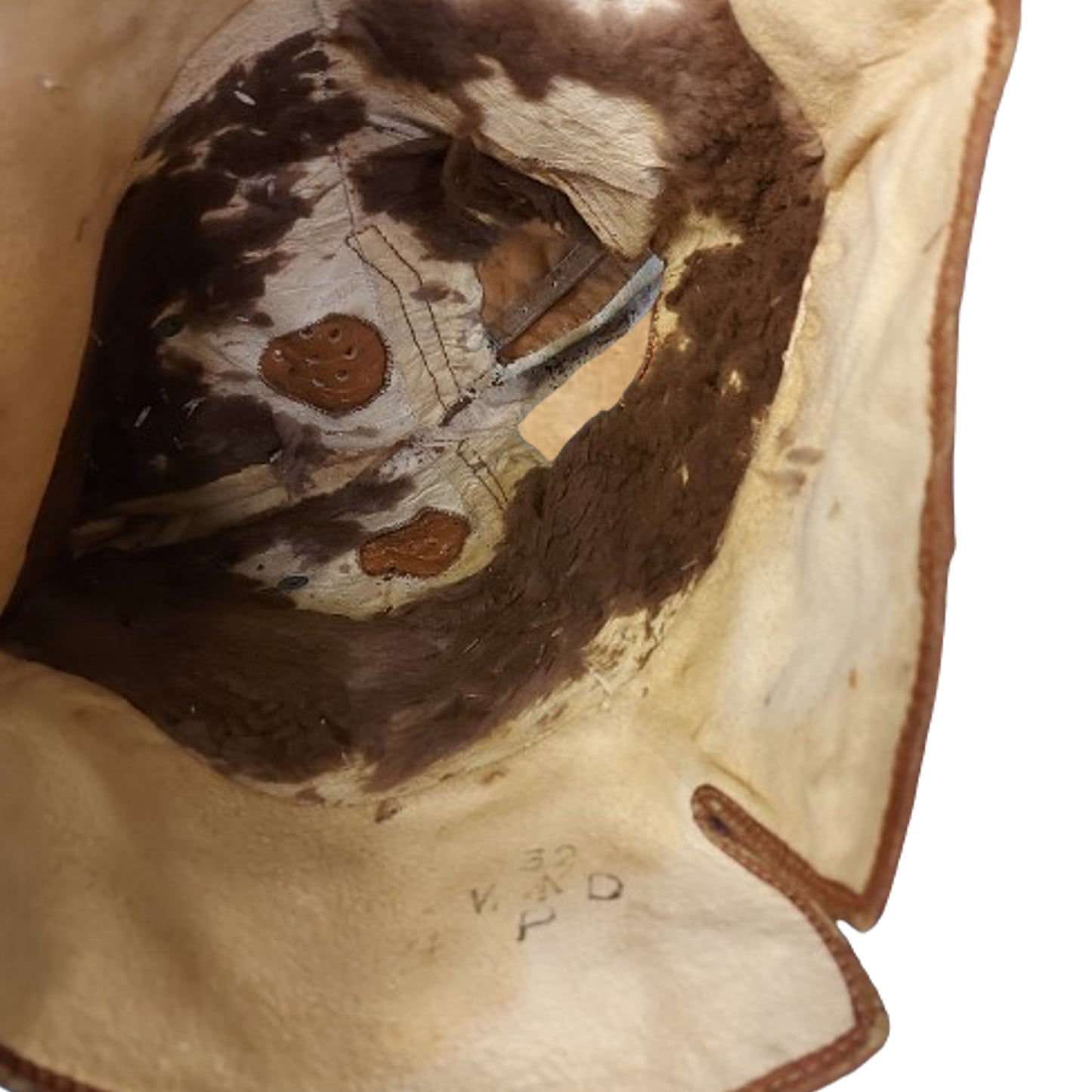 WW1 Canadian RFC Royal Flying Corps Named Leather Flying Helmet