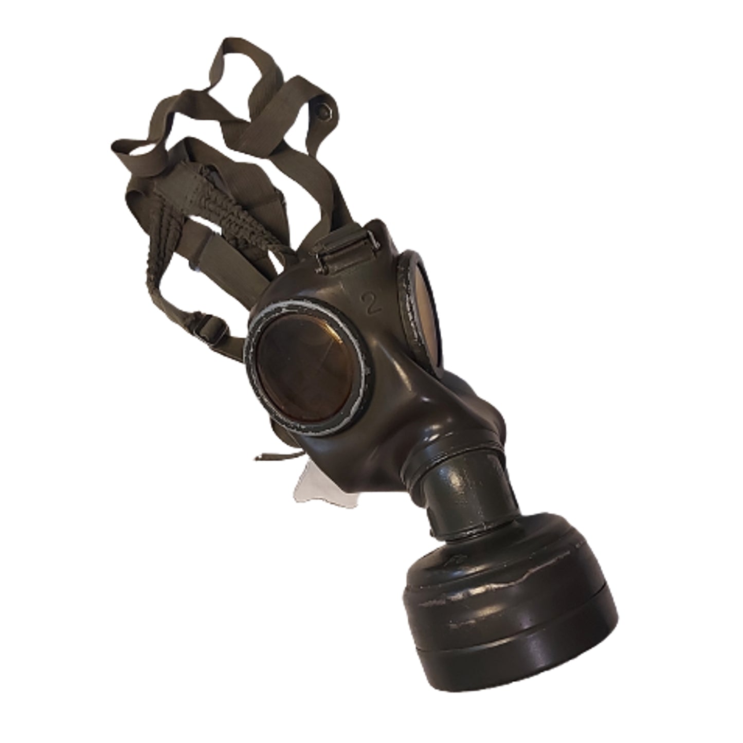 WW2 German Named And Service Numbered M38 Gas Mask In Cannister 1940