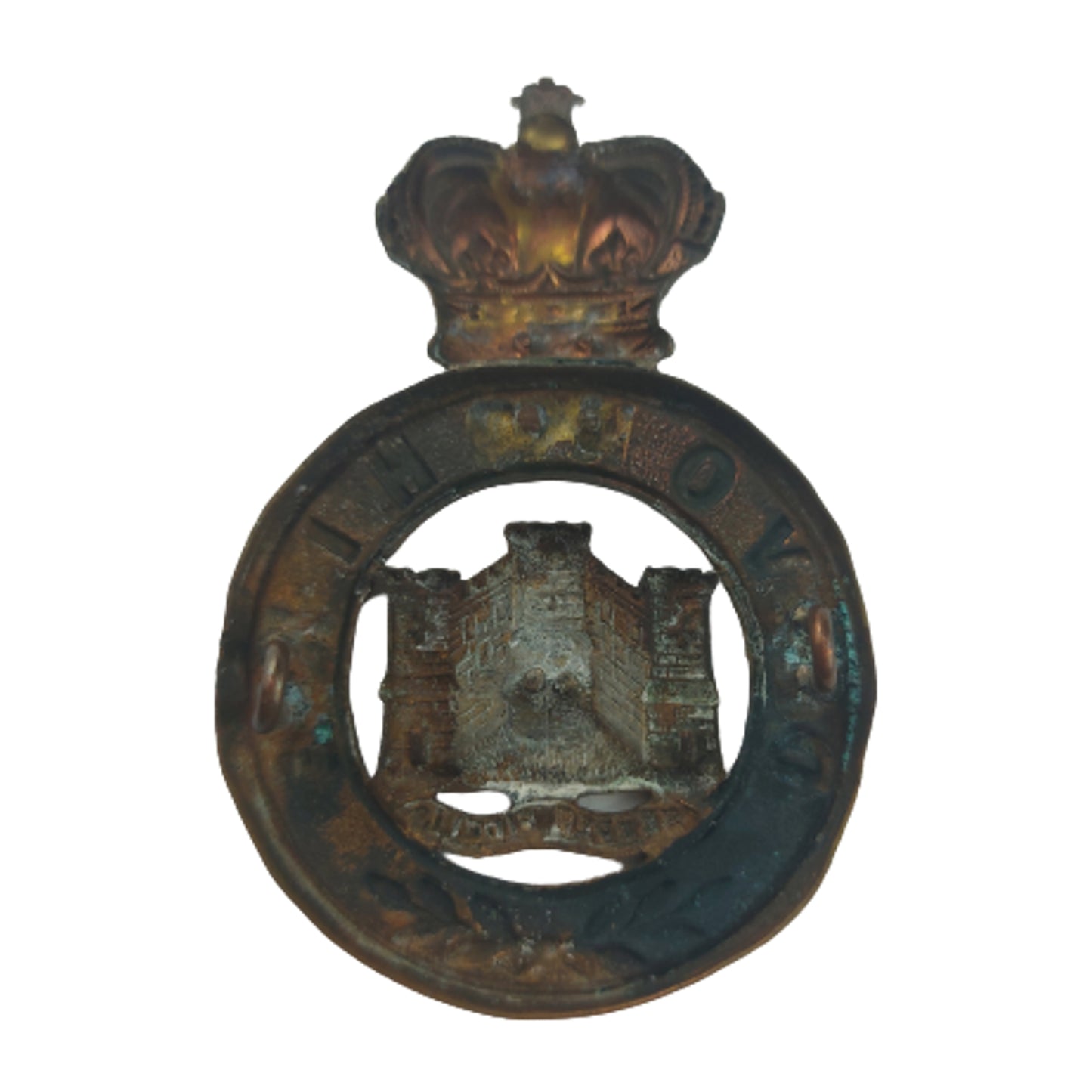 Pre-WW1 British Victorian Devonshire Regiment Glengarry Badge