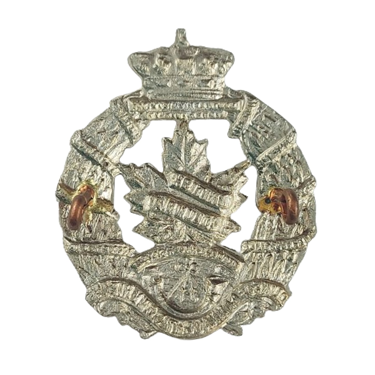 WW2 Canadian Duke Of Connaught's Own Rifles Cap Badge -British Columbia