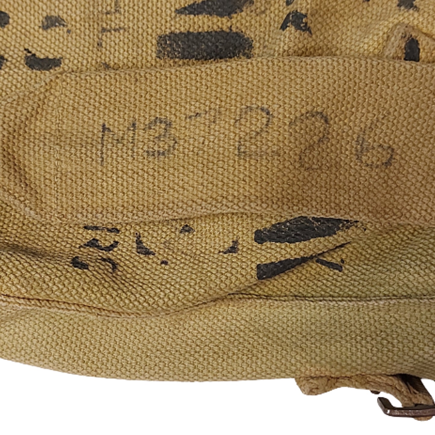 WW2 Canadian P37 Small Pack With Service Number MD13 Calgary Alberta