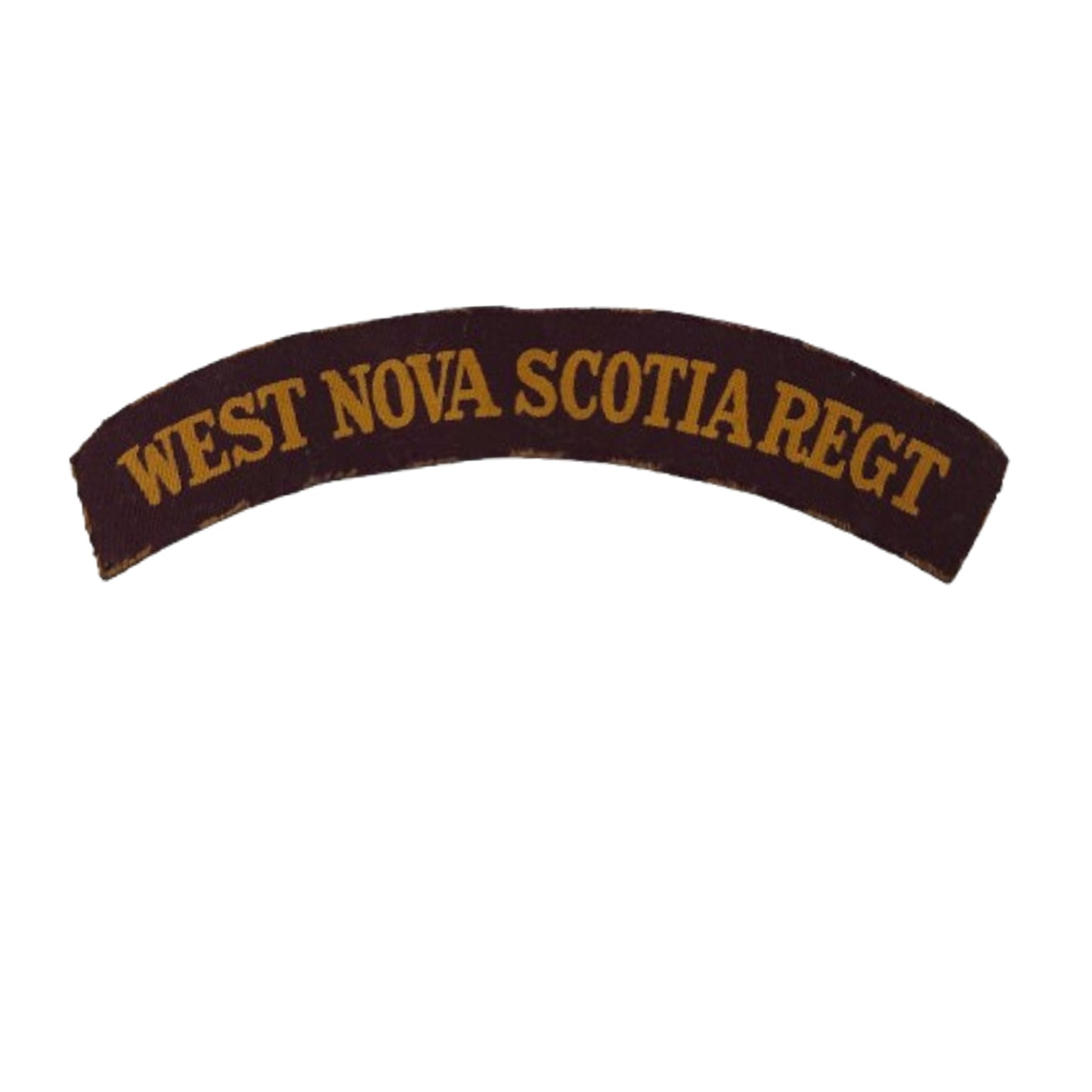 WW2 Canadian West Nova Scotia Regiment Printed Canvas Should Title