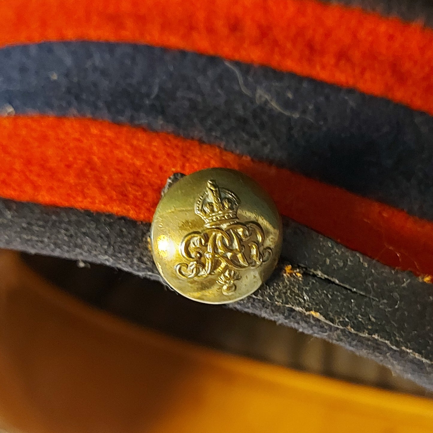 WW1 British Honorable Artillery Officer's Visor Cap With Badge