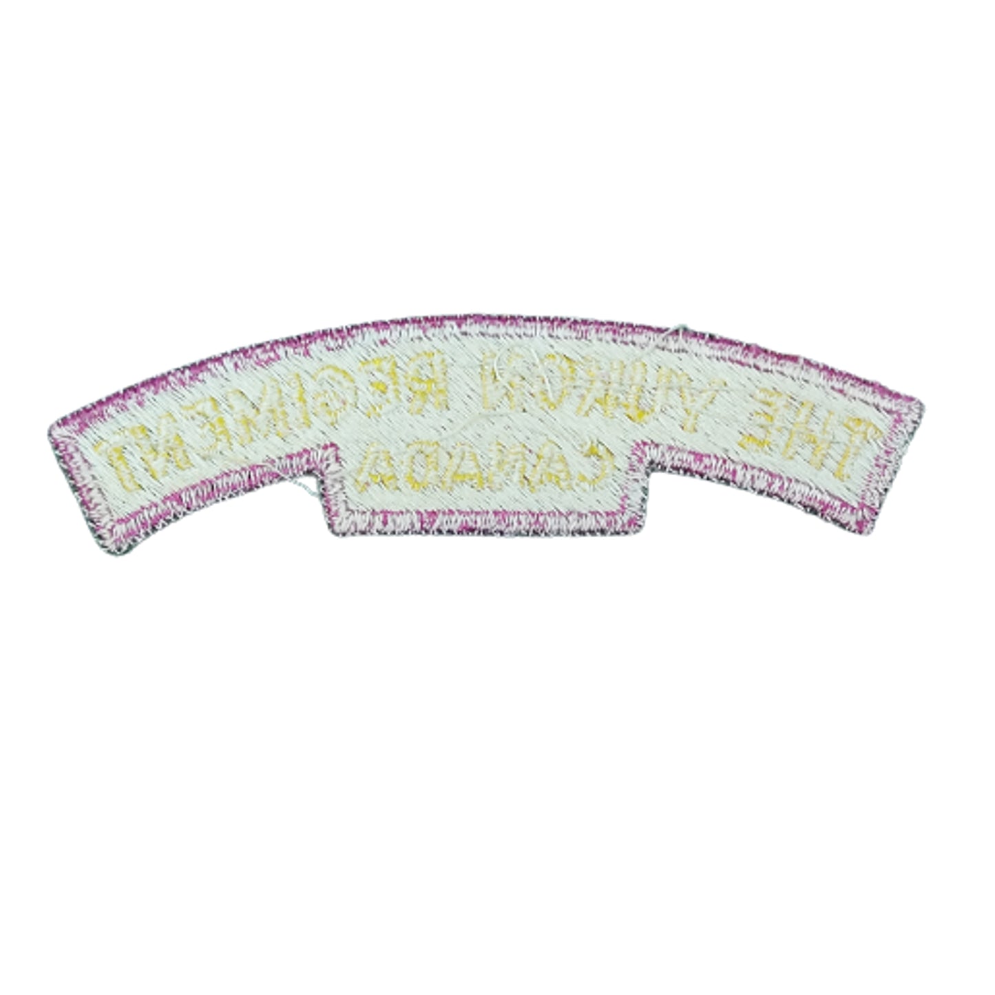 Post-WW2 The Yukon Regiment Canada Cloth Shoulder Title
