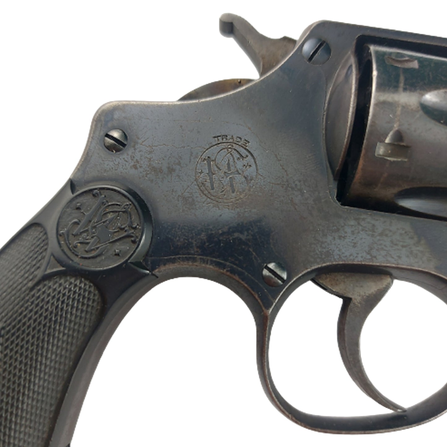 Deactivated S & W Smith And Wesson Hand Ejector 3rd Model Double Action Revolver