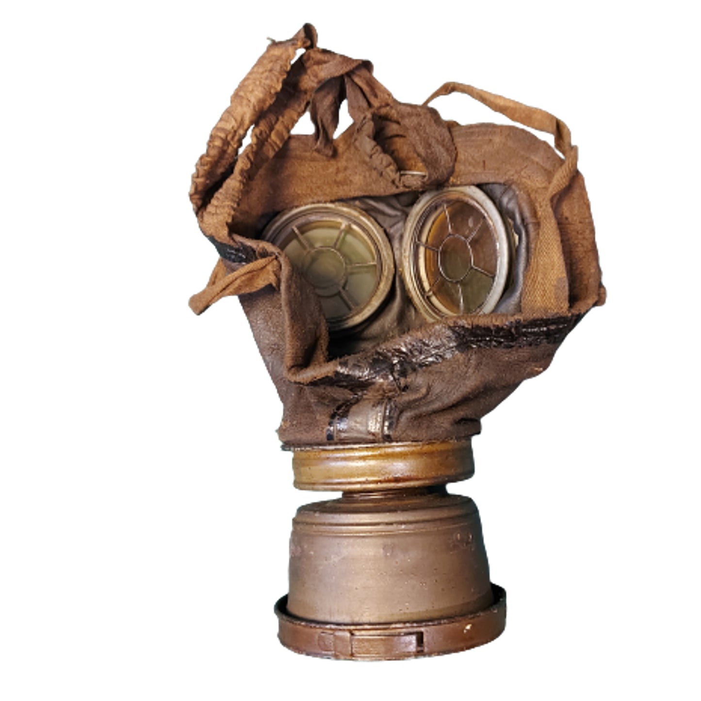 WW1 German Model 1917 Gas Mask In Named Cannister