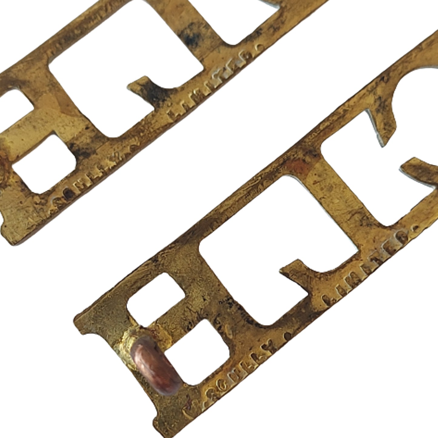 Pre-WW1 Canadian Militia 31st British Columbia Light Horse Shoulder Title Pair