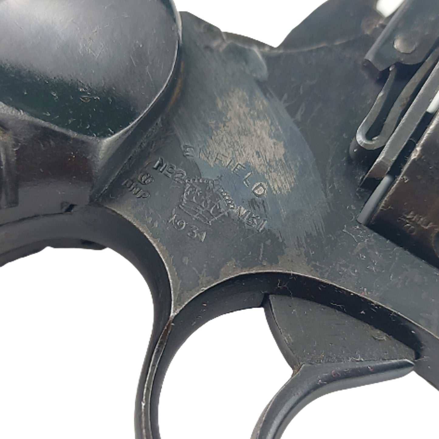 WW2 Canadian Deactivated No.2 Mk.1 Enfield "Tankers Model" Service Pistol With Holster