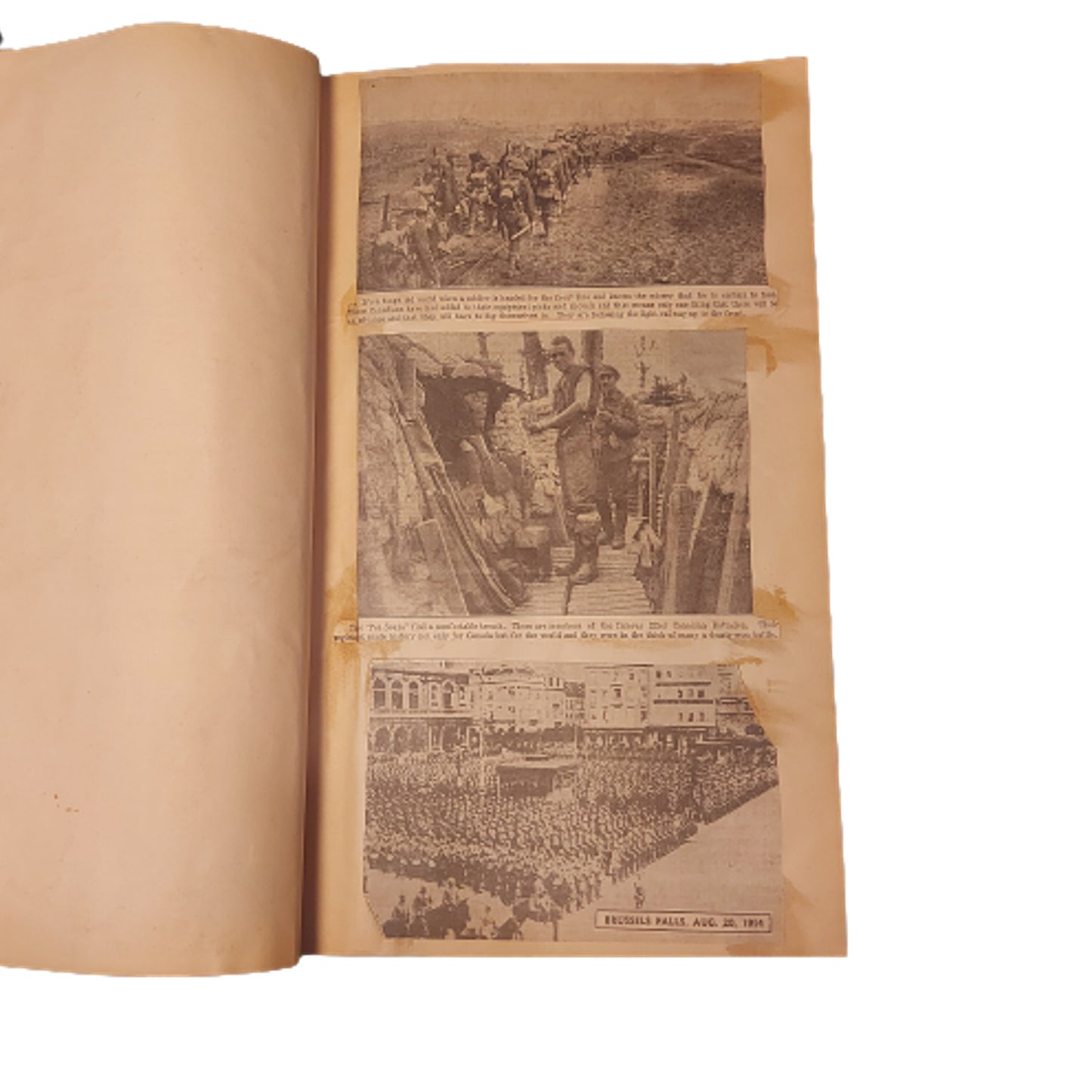 WW1 Canadian Named Scrap Book 1914-1918