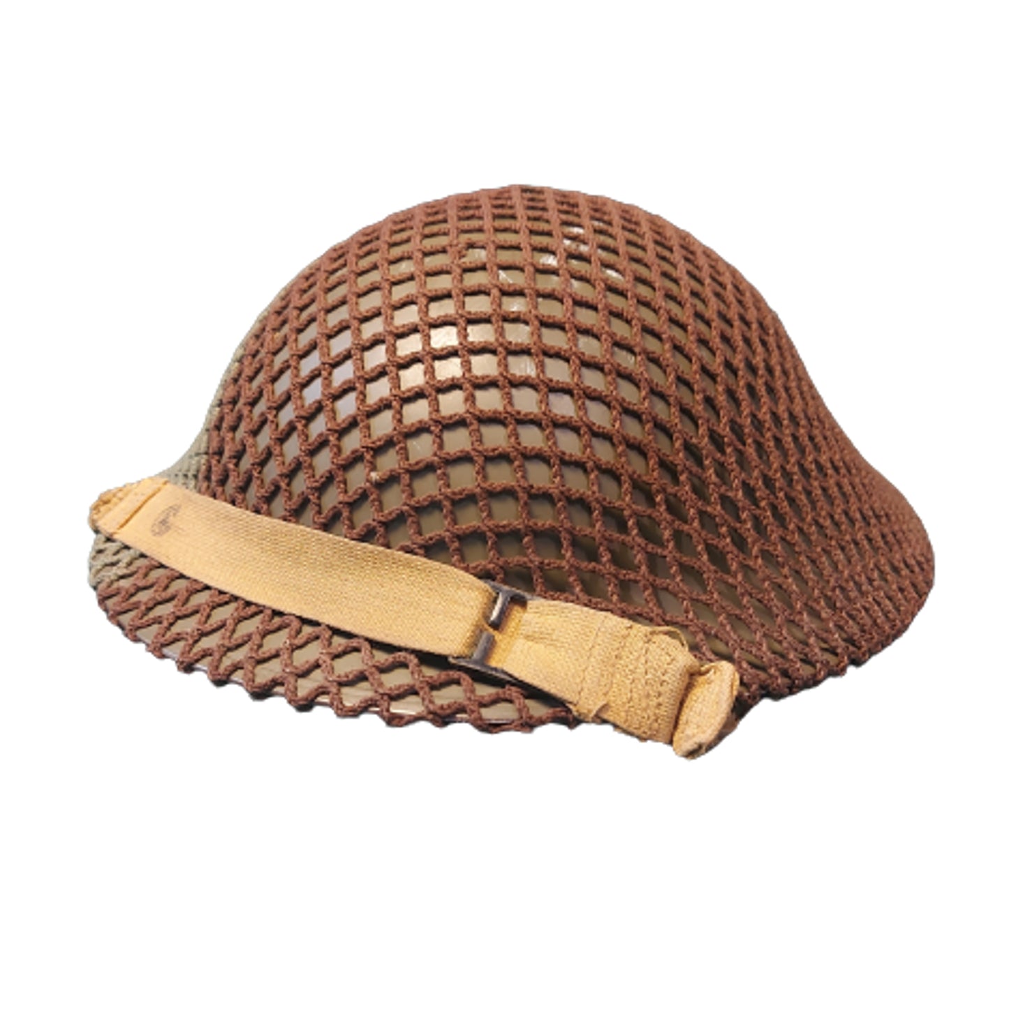 WW2 Canadian Mk.II Combat Helmet With Camouflage Helmet Net -1942