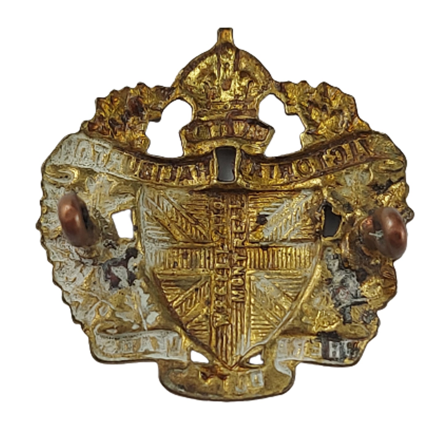 Pre-WW2 Canadian Victoria & Haliburton Regiment Collar Badge