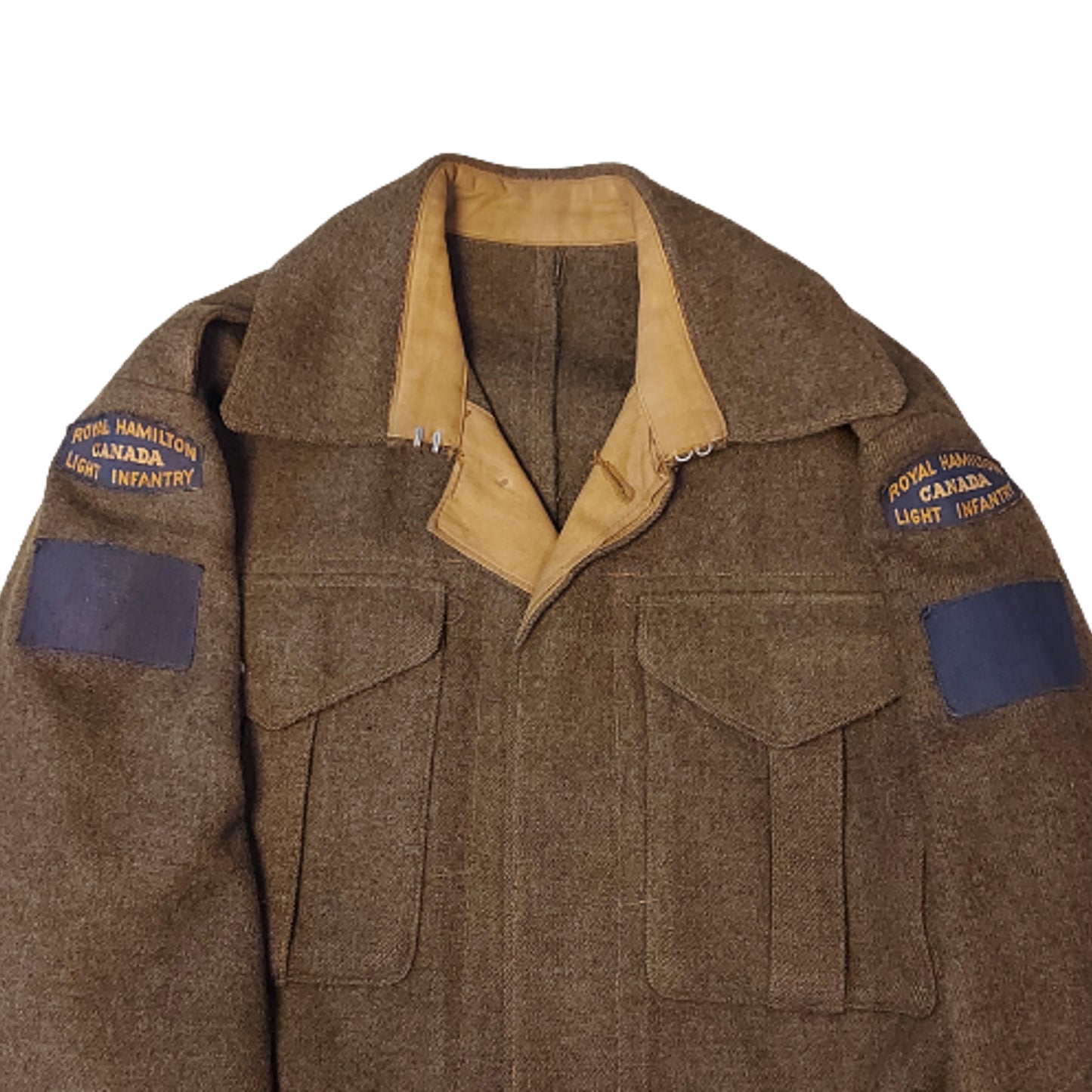 WW2 Canadian RHLI Royal Hamilton Light Infantry Named BD Battle Dress Tunic With Trousers 1943