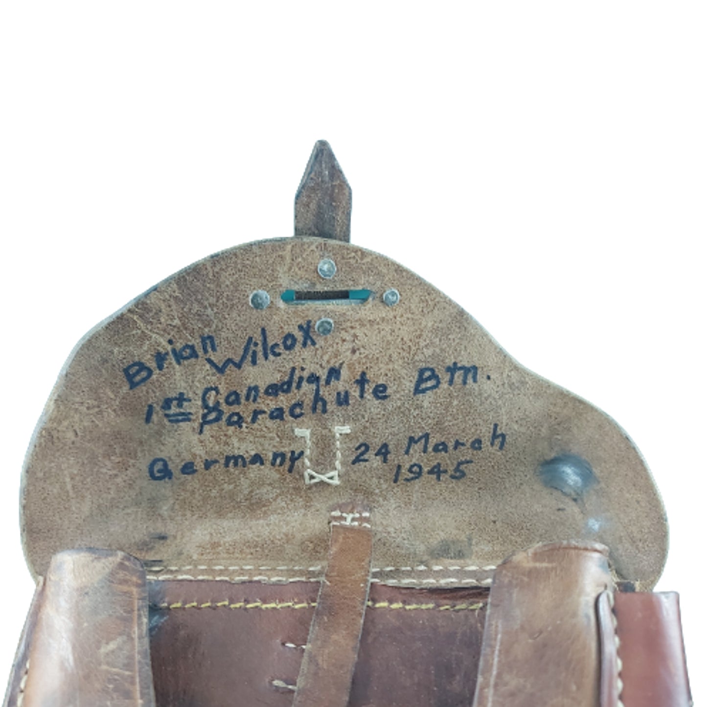 WW2 Canadian Captured German P38 Hard Shell Holster -1st Can Para