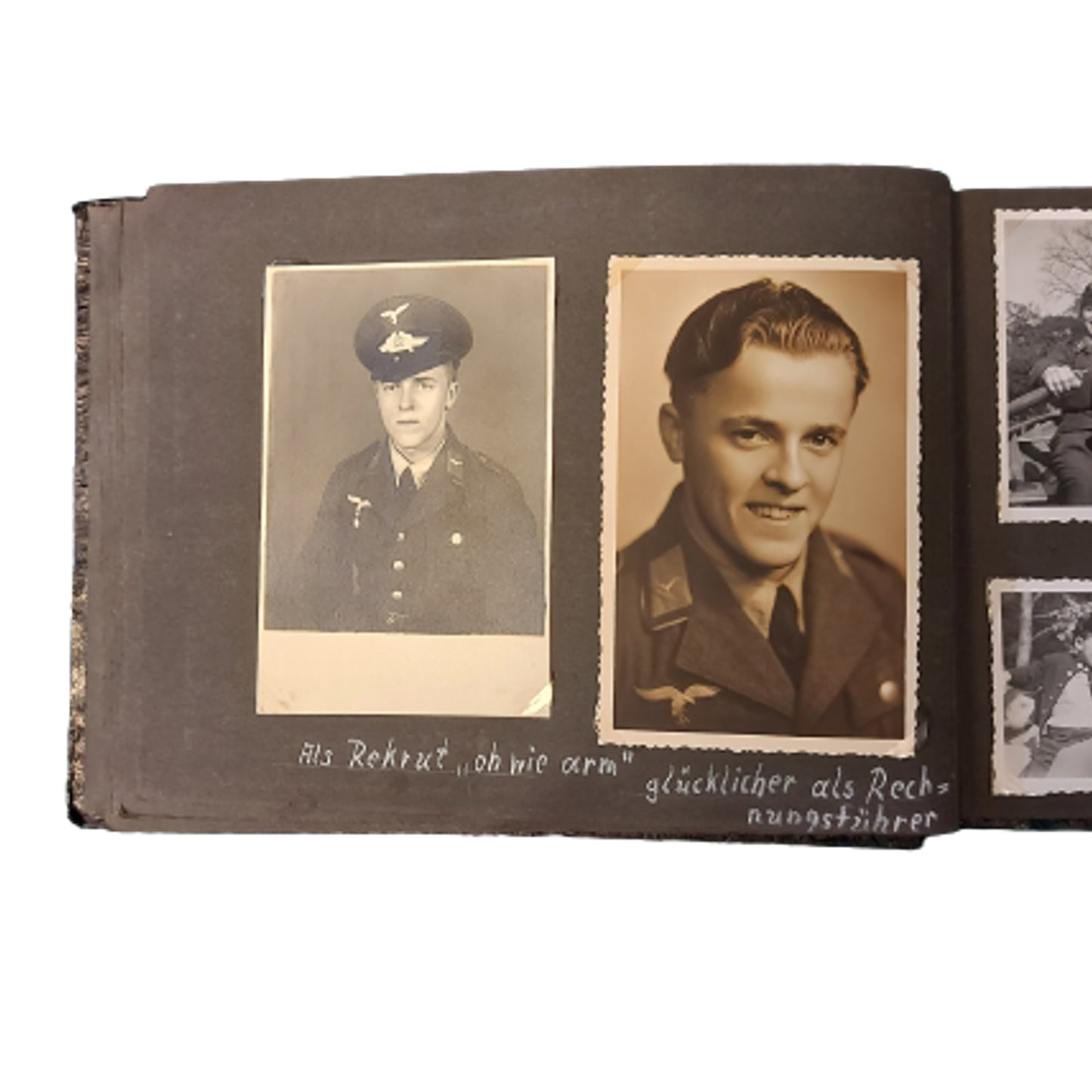 WW2 German Luftwaffe Named Photo Album 1940 To 1942