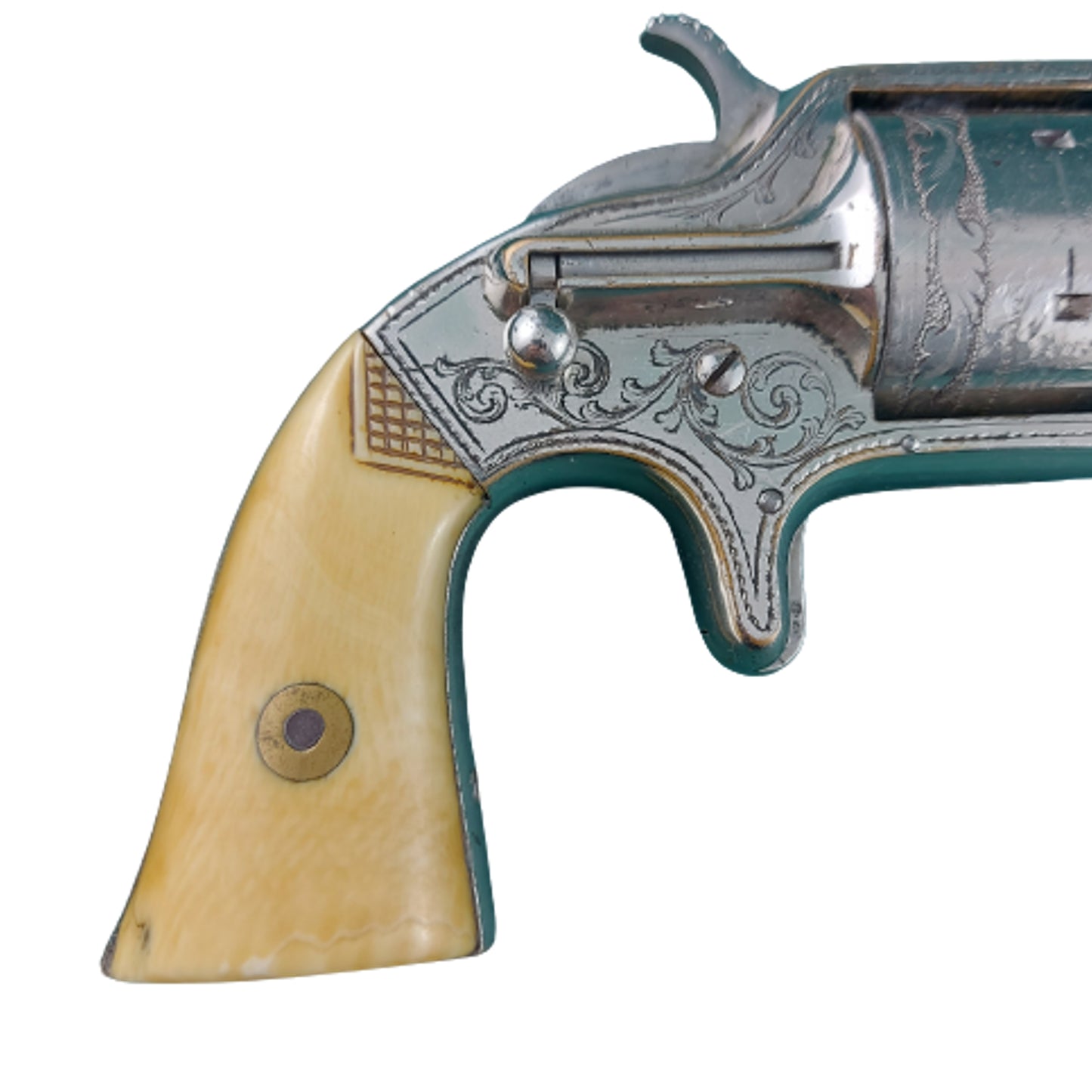 Pre-WW1 Antique Presentation Engraved Named Plant Manufacturing Front Loading Army Revolver