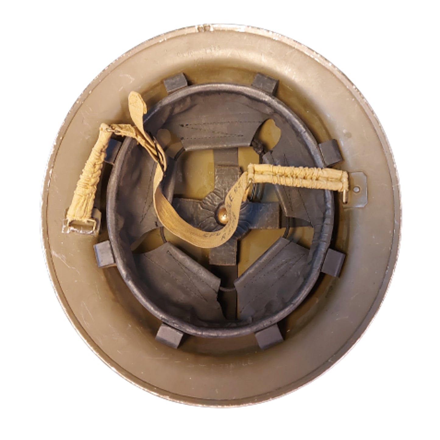 WW2 Canadian Mk.II Combat Helmet Named With Service Number 1943 RCAF Royal Canadian Air Force