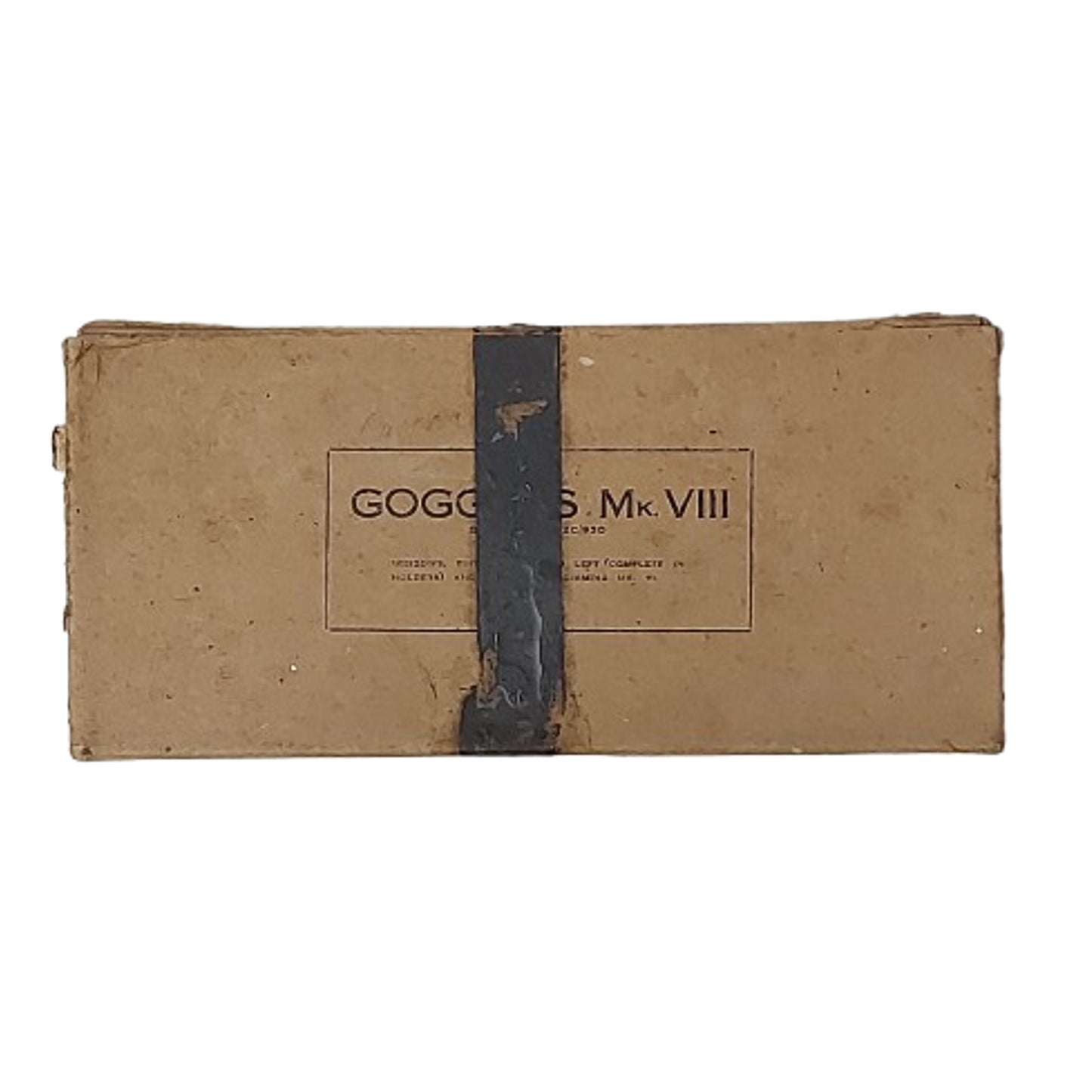 WW2 Canadian British RCAF RAF Mk.VIII Flight Goggle Box