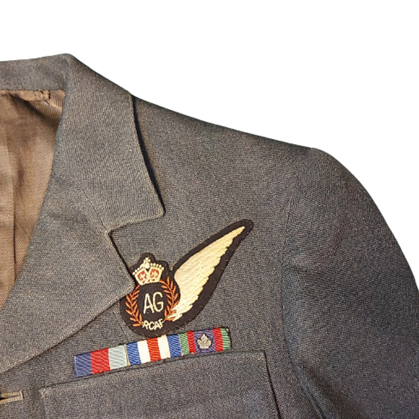WW2 RCAF Royal Canadian Air Force AG Air Gunners Service Dress Tunic