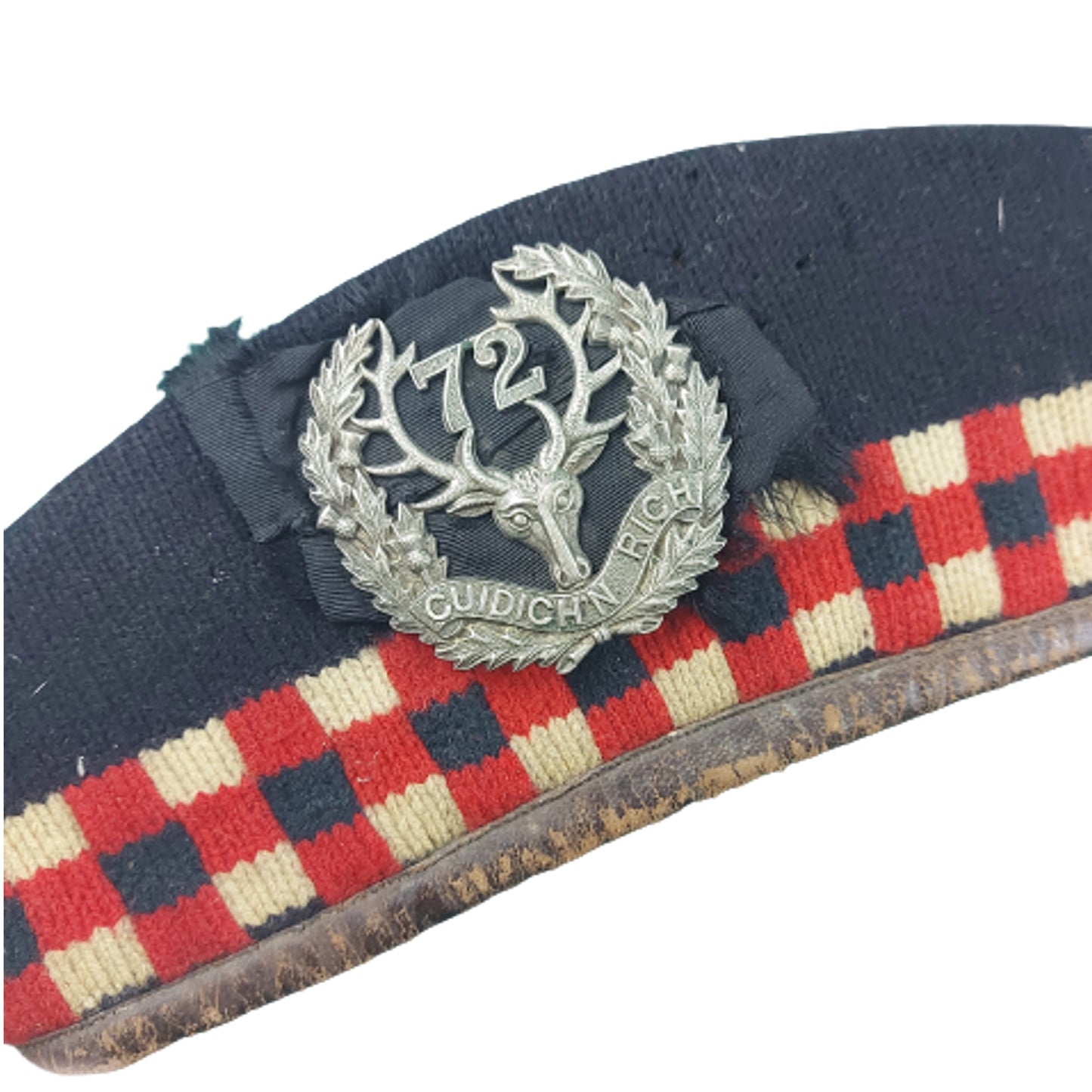 WW1 Canadian CEF 72nd Battalion Glengarry With Badge -Seaforth Highlanders