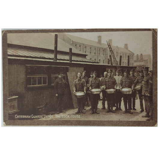WW1 British Caterham Guard's Depot Picture Postcard